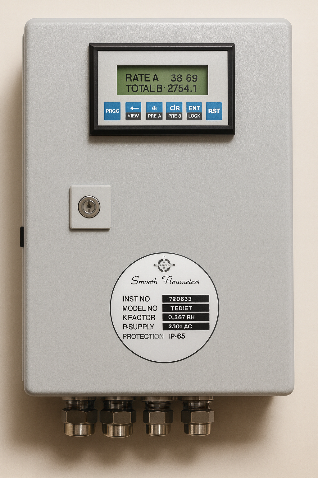 FRT 7000 Panel Mounted Flow Indicator 230VAC Operated