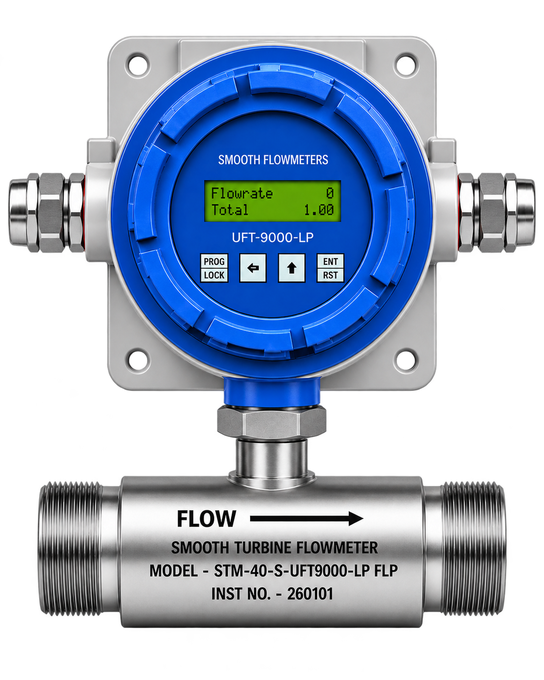 STM with Meter Mounted Battery-Operated Flow Indicator