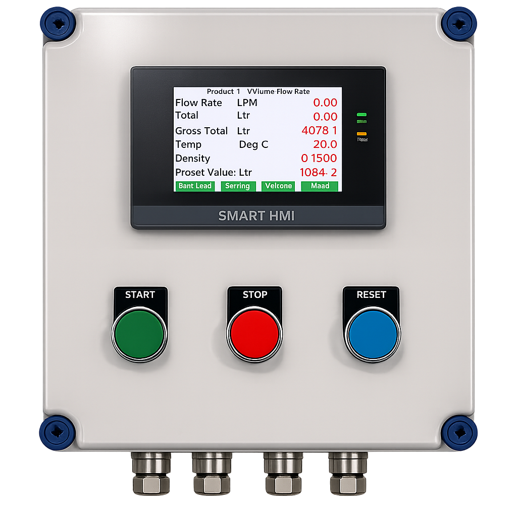 STM with Wall Mounted Flow Indicator 230VAC Operated (Batching Systems)