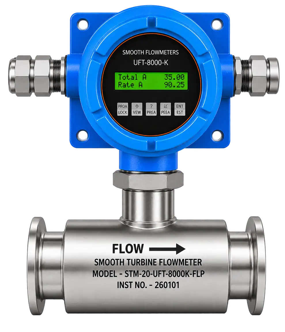 TCF with Meter Mounted Flow Indicator 24VDC Operated