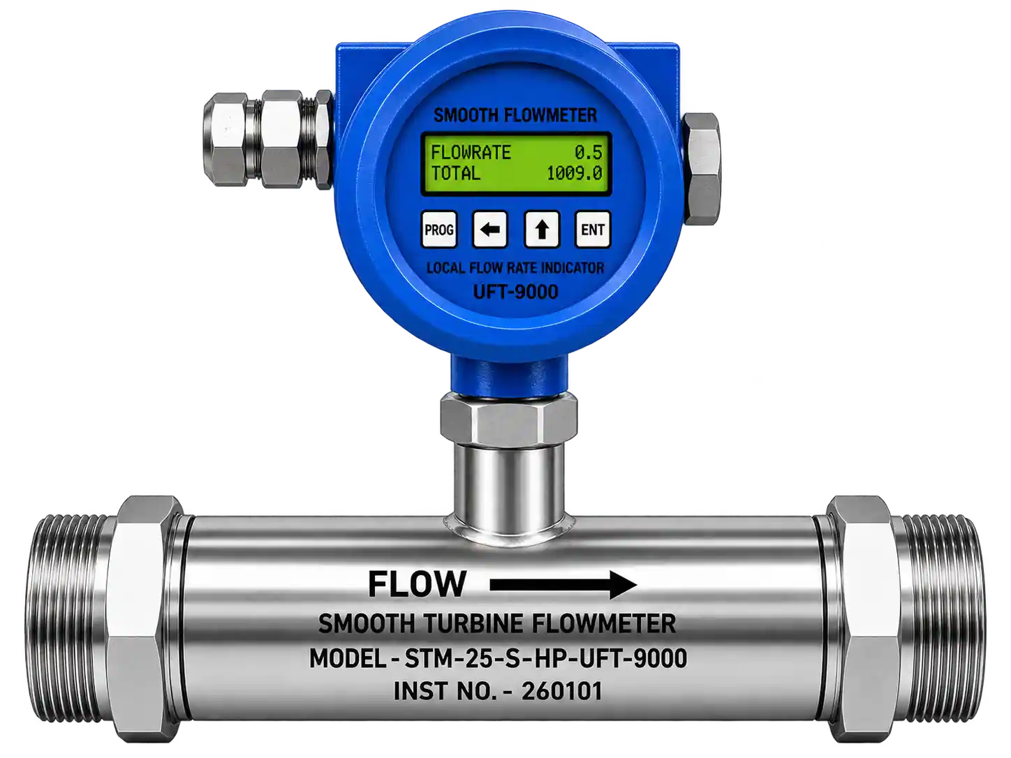 HP with Meter Mounted/handheld Battery-Operated Flow Indicator