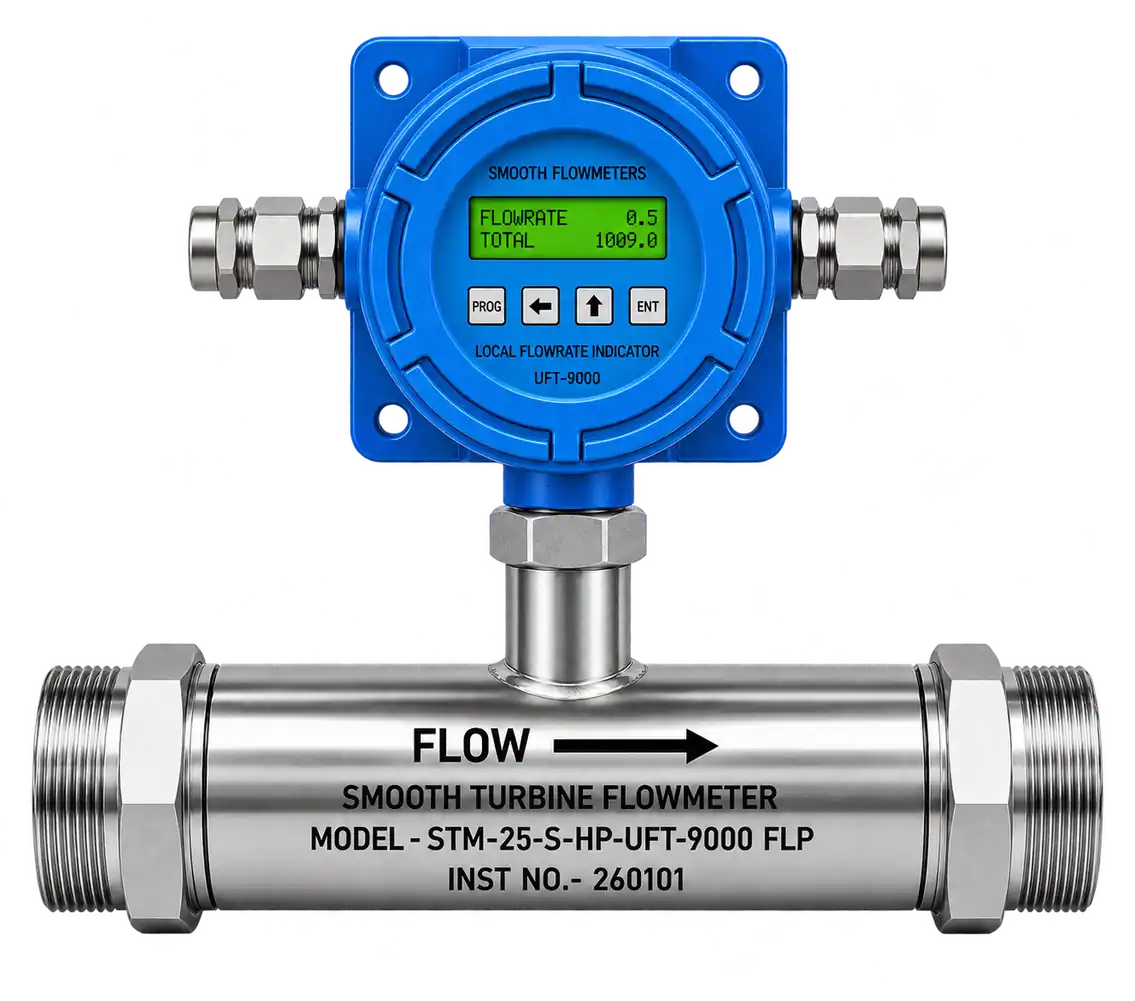 HP with Meter Mounted/handheld Battery-Operated Flow Indicator