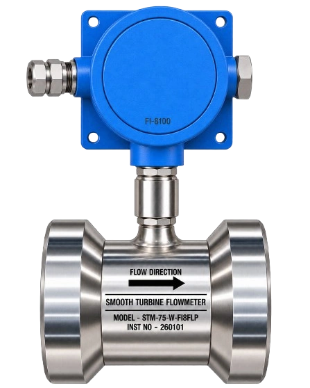 Wafer Series Turbine Flowmeter with Analogue Output