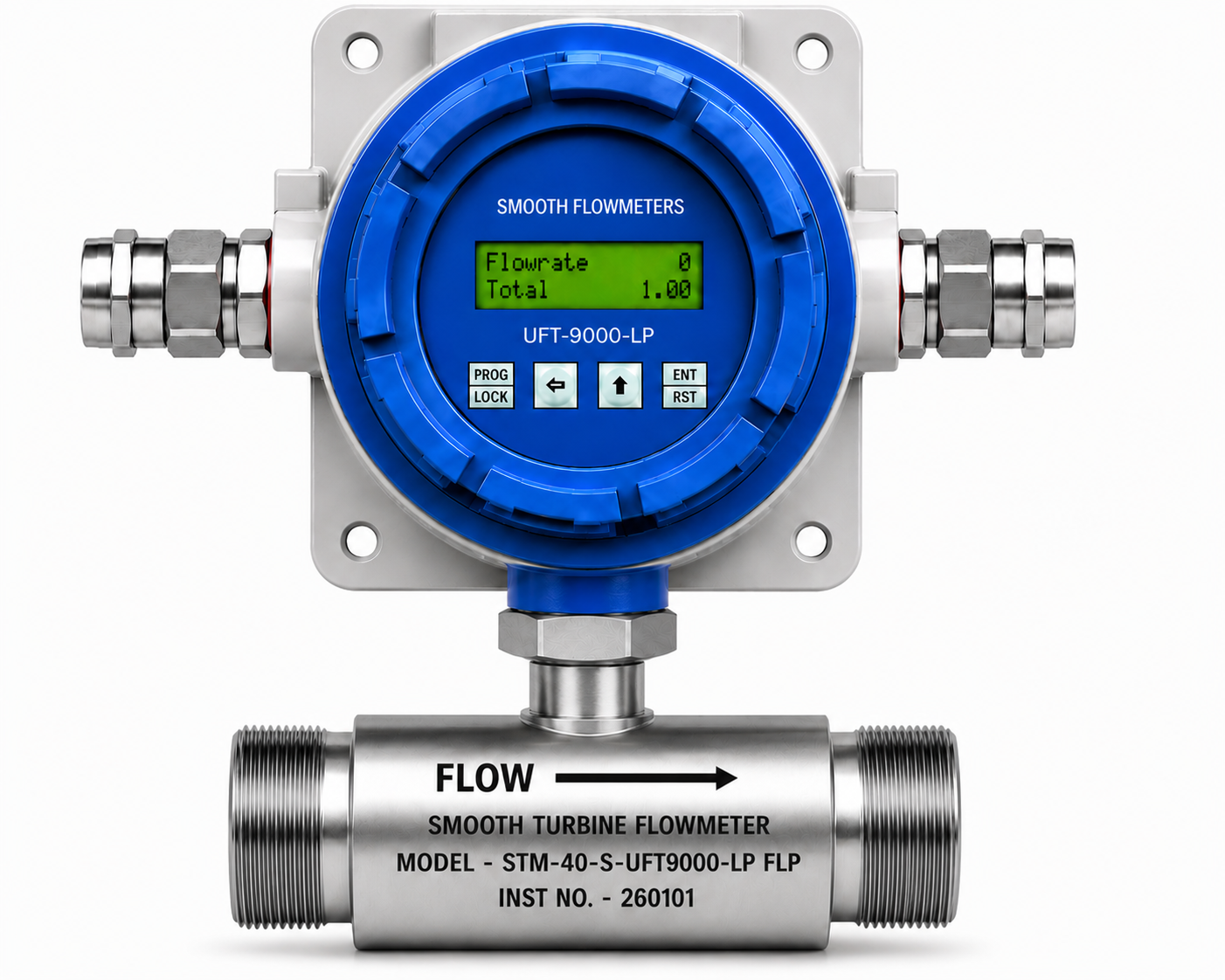 STM with Meter Mounted Flow Indicator (24 VDC Operated)
