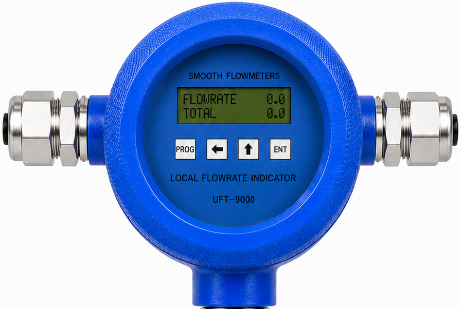 UFT 9000 Meter Mounted Battery-Operated Flow Indicator